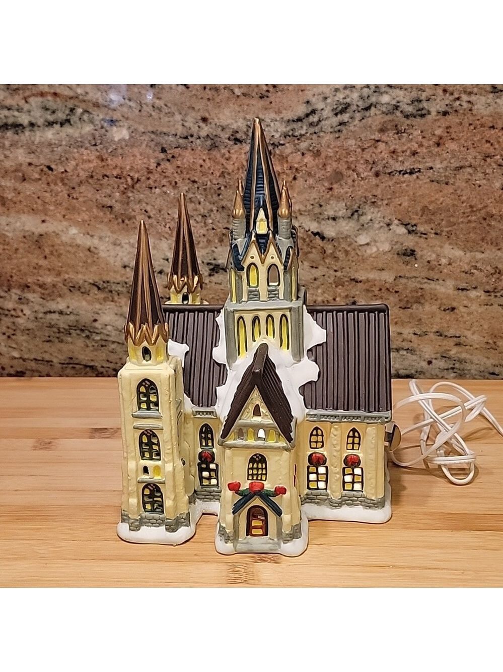 Vintage Dickens Collectables Victorian Series Lighted Church - Picture 2 of 5